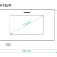 Координатный видеодомофон COMMAX CDV-71UM/VZ